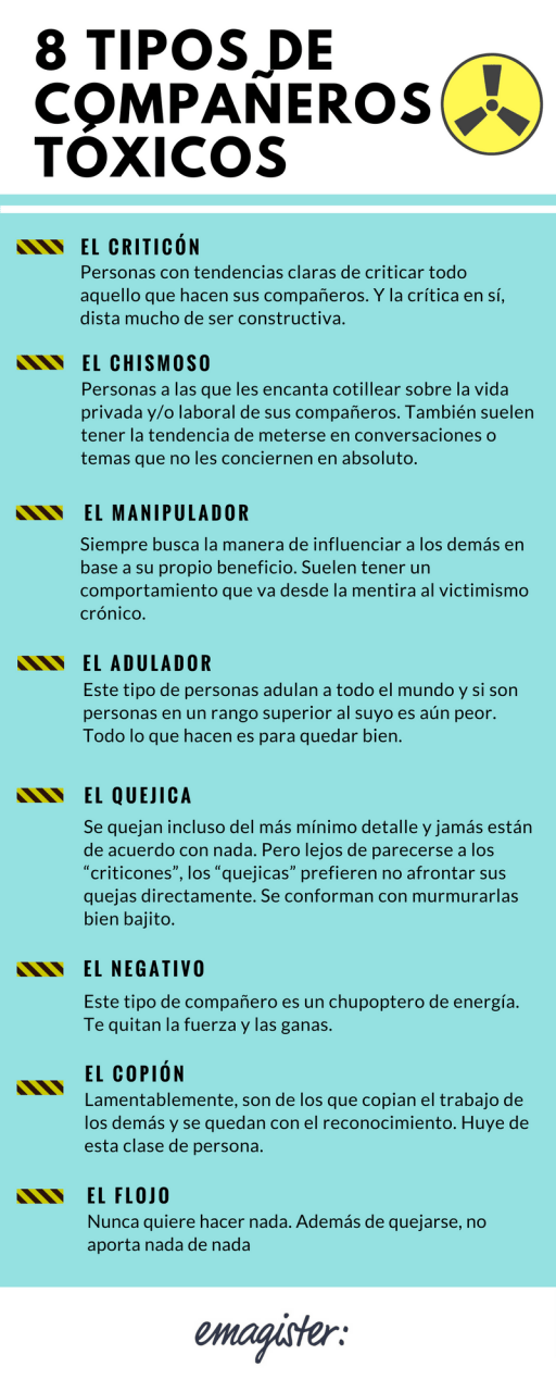 compañeros tóxicos
