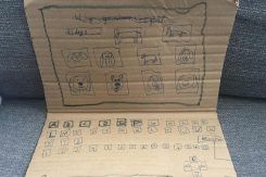 ordenador de cartón