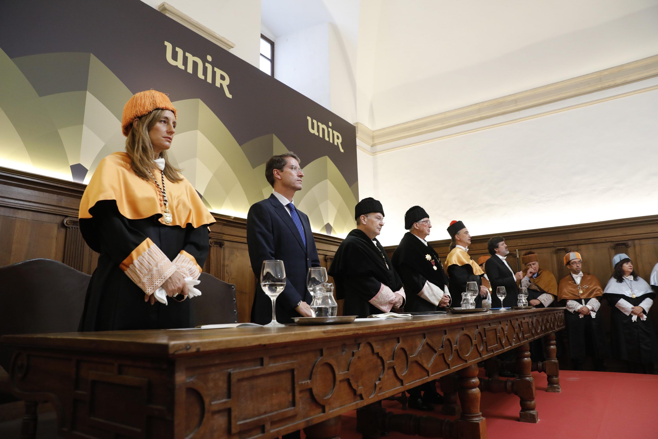 La Universidad Internacional de La Rioja (UNIR) inviste doctores honoris causa a los directores de la RAE y de las Academias de la Lengua de Colombia, Ecuador y México