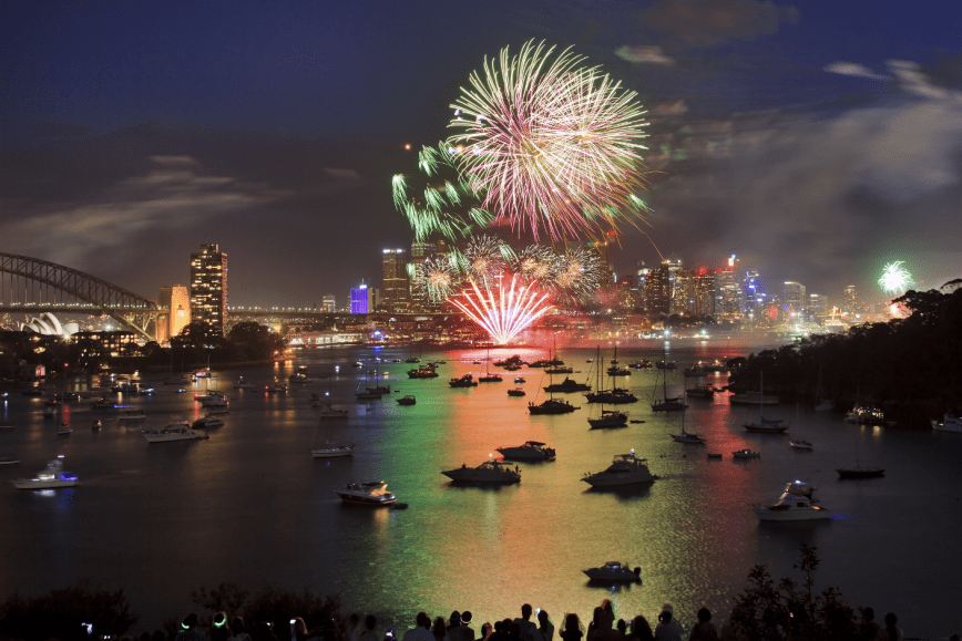 Sydney New Years fireworks
