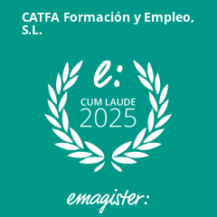 Sello Cum Laude 2025 — Emagister — CATFA Formación y Empleo
