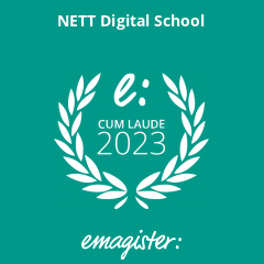 Certificado emagister de NETT Digital School